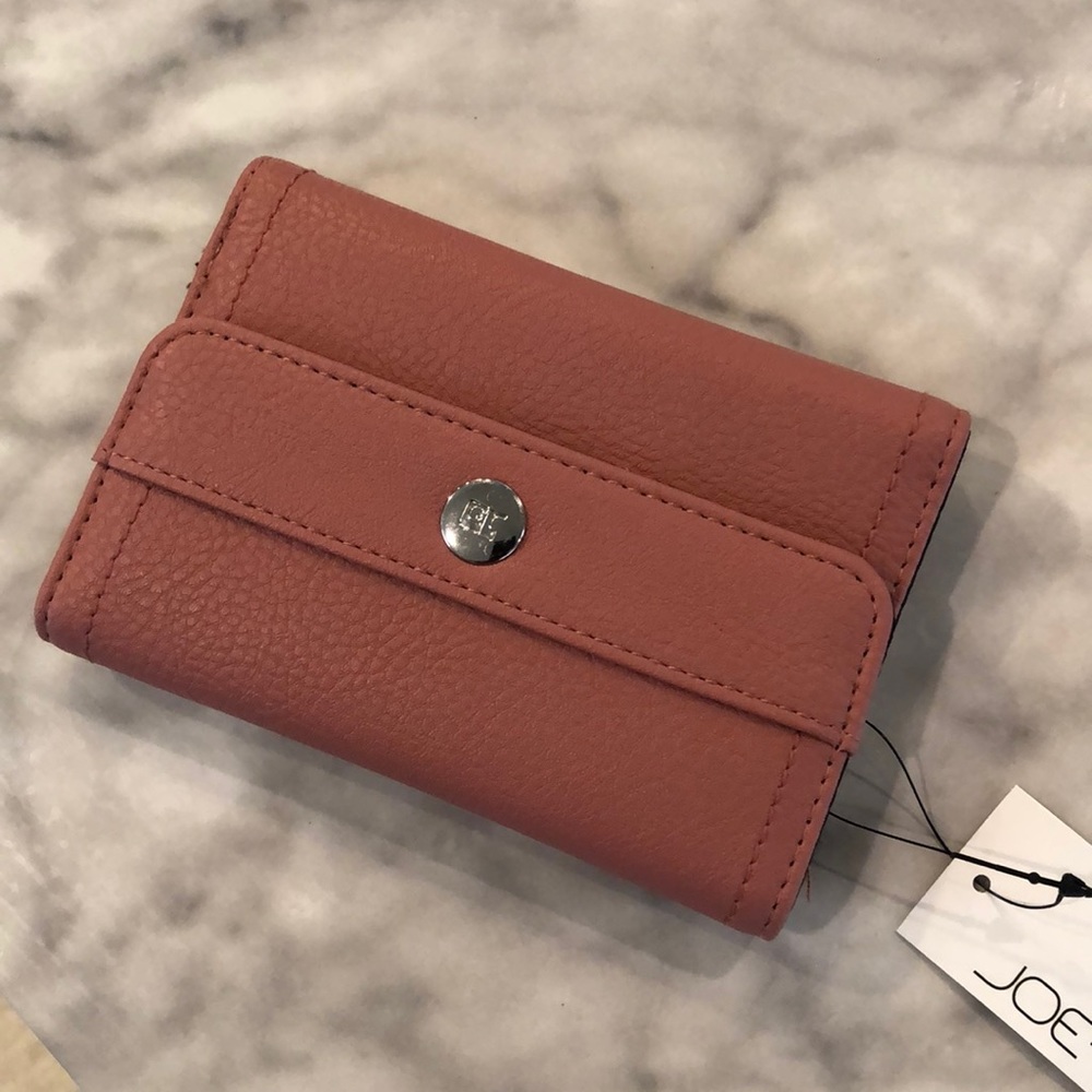 Joe’s Jeans Pink Group Polly Wallet/New - Picture 1 of 6